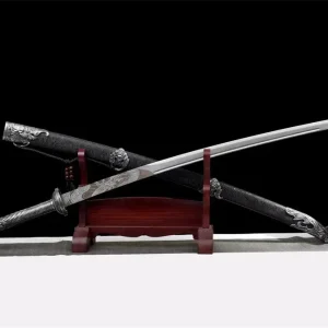 Katana traditionnel japonais avec finition soignée