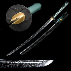 Katana japonais décoratif à l'esthétique raffinée