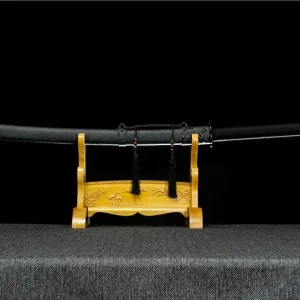 Lame tranchante de katana traditionnel japonais