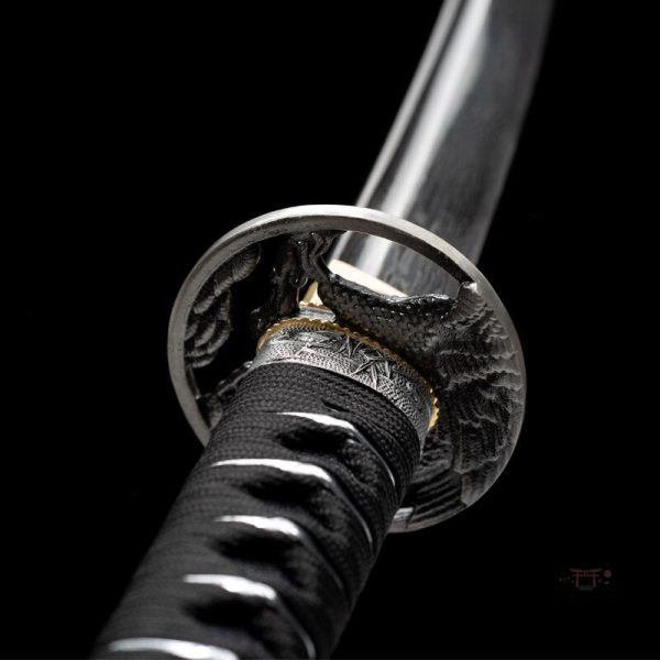 katana-lame-noir-1 Katana Lame Noir - Katana Japonais élégant
