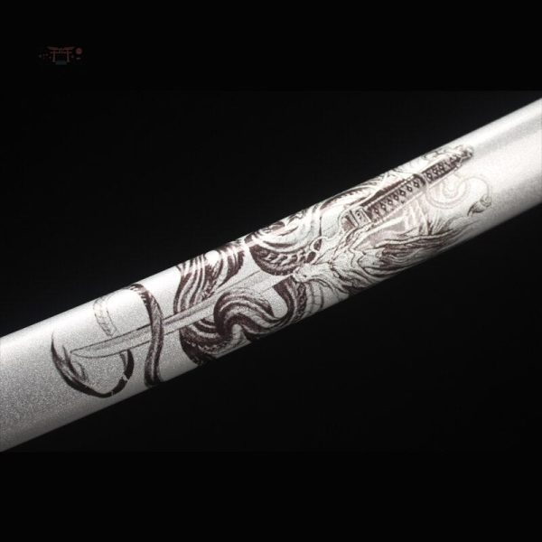 Sabre Japonais Katana, lame courbée élégante