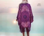 Kimono de plage à franges, parfait pour l'été