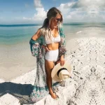 Kimono de plage classique élégant et léger