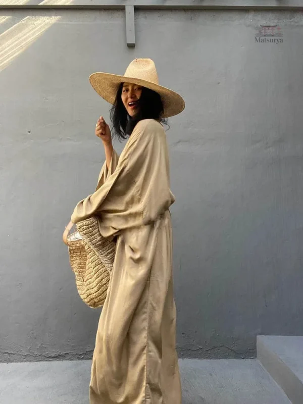 Kimono en coton, parfait pour se protéger du soleil