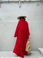 Kimono de plage, look chic et décontracté en coton