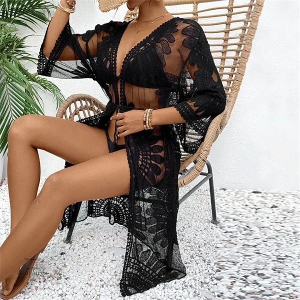 Kimono de plage stylé, parfait pour l'été