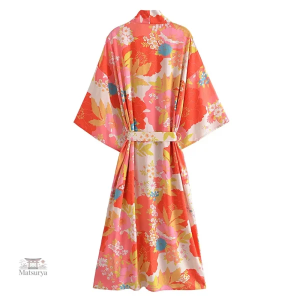 Kimono coloré idéal pour les journées ensoleillées