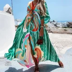 Kimono de plage grande taille élégant et léger