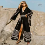 Kimono de plage luxe élégant pour un look estival