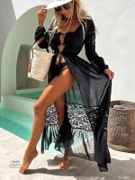 Vêtement de plage noir pour un look chic et décontracté