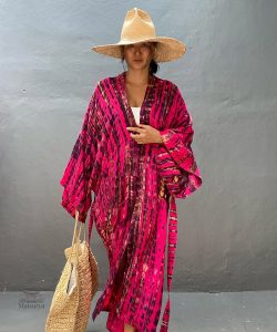 Kimono de plage à manches longues