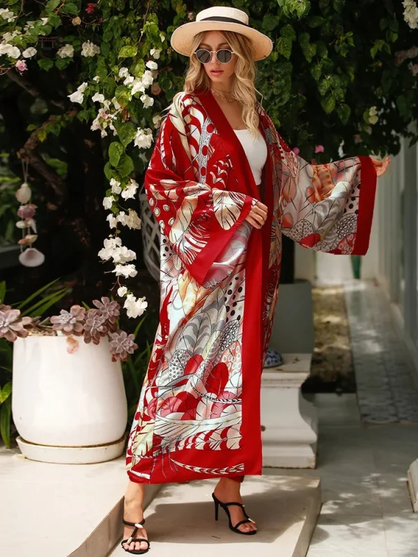 Vêtement d'été Femme, kimono japonais idéal pour les sorties estivales