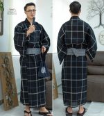 Vêtement traditionnel homme à motifs carreaux