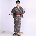 Kimono homme motifs géométriques traditionnel