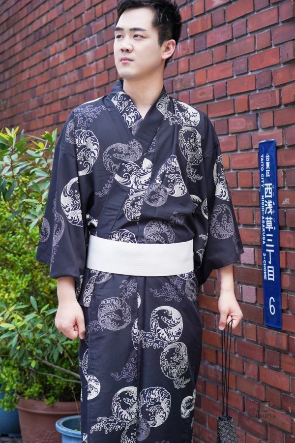 Kimono Chic Homme en style traditionnel