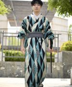 Kimono homme avec design contemporain