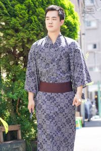 Kimono haut de gamme pour homme, style japonais sophistiqué