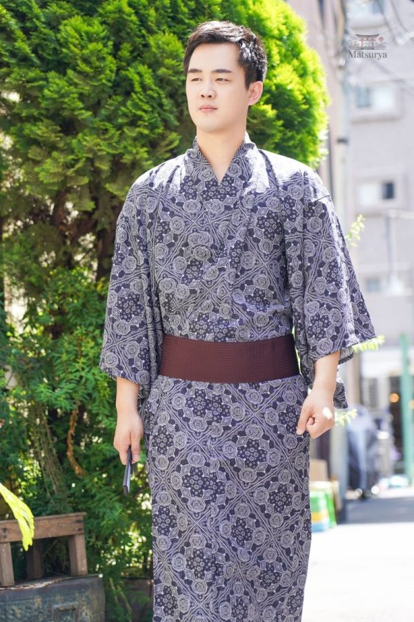 Kimono haut de gamme pour homme, style japonais sophistiqué