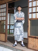 Vêtement kimono homme, design moderne et décontracté