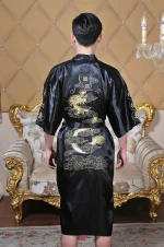 Kimono homme dragon en tissu léger