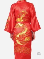 Kimono homme dragon à manches larges