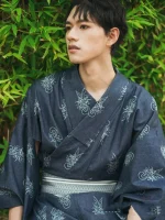 Kimono Homme Élégant en tissu traditionnel