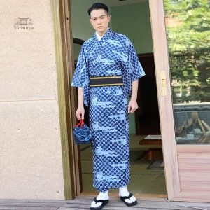 Kimono homme estival traditionnel en tissu léger