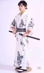 Kimono homme floral traditionnel, style élégant et moderne