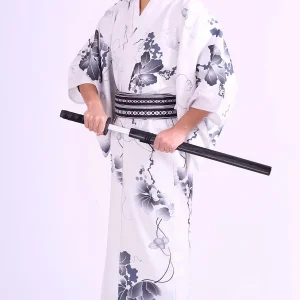 Kimono homme floral traditionnel, style élégant et moderne