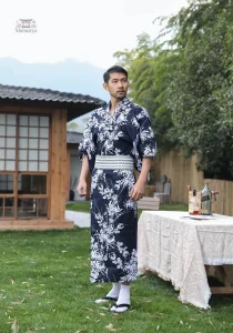 Variété de kimono Higanbana pour homme, style classique japonais