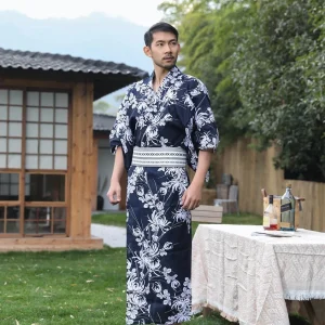 Variété de kimono Higanbana pour homme, style classique japonais