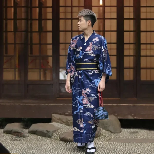 kimono-homme-imprime-1 Kimono Imprimé Homme Traditionnel