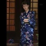 Style kimono homme, imprimé coloré