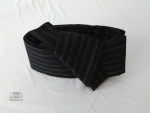 Kimono noir homme avec motifs discrets