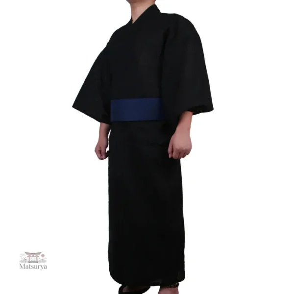 Vêtement traditionnel japonais noir pour homme