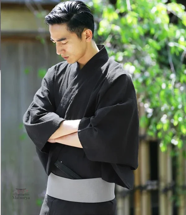 Kimono Noir Homme - vue 7
