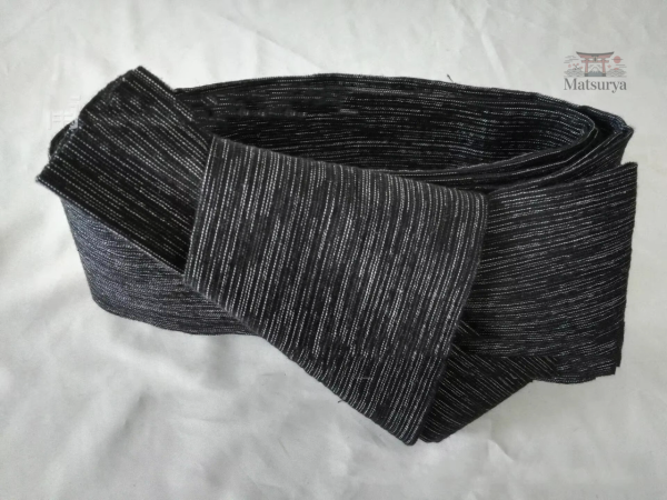 Kimono noir homme avec ceinture