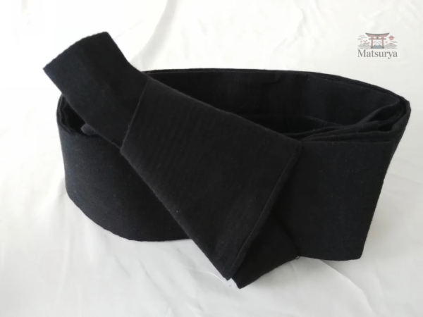 Kimono noir homme en tissu léger