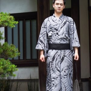 Kimono traditionnel pour homme, design polyvalent