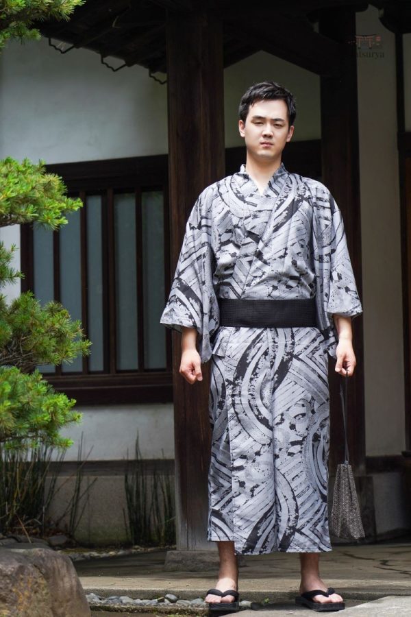 Kimono traditionnel pour homme, design polyvalent