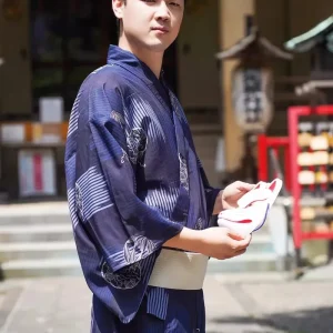 Kimono Homme Relax traditionnel en tissu léger