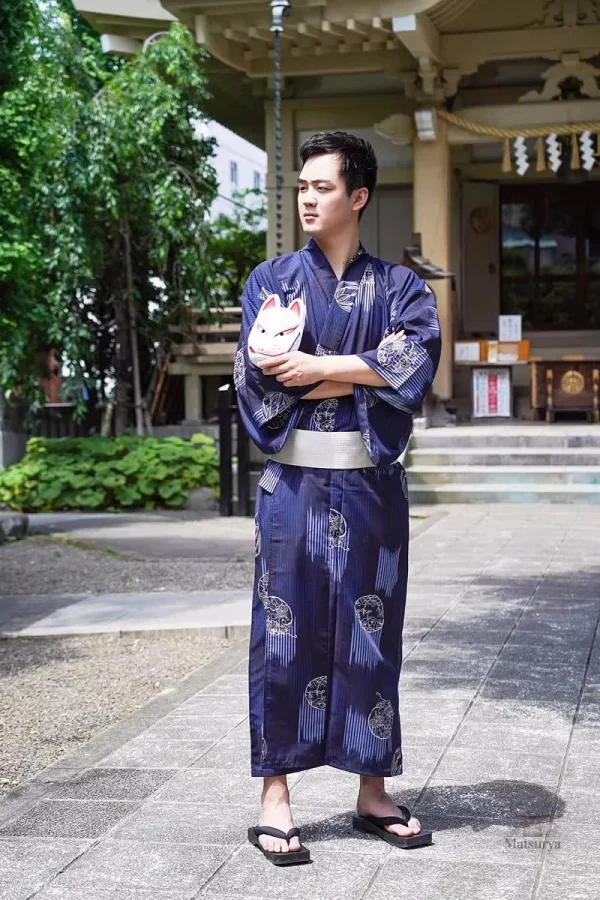 Kimono masculin confortable et élégant pour le quotidien