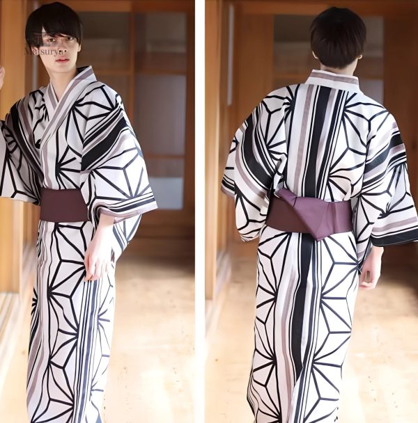 Kimono Traditionnel Homme, design élégant