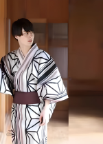 Vêtement de kimono pour homme, style décontracté