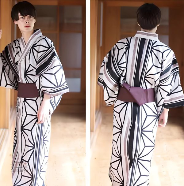 Kimono homme, style japonais authentique
