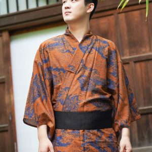 Vêtement japonais homme avec design rétro élégant