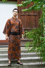 Vêtements rétro pour homme, style kimono japonais