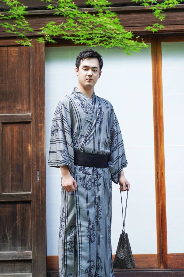 kimono-homme-simple-1 Kimono Homme Simple en tissu léger et confortable
