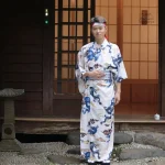 Kimono homme soyeux traditionnel