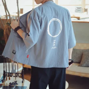 Kimono homme streetwear en tissu léger